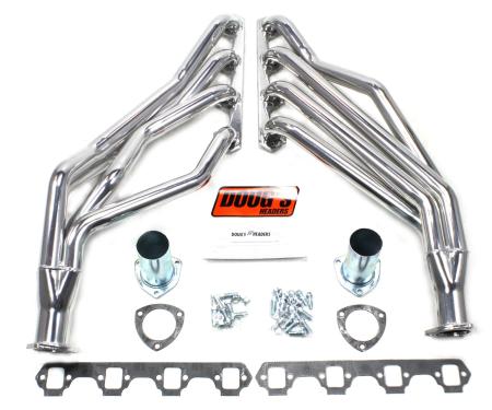 Doug's Headers 1964-77 Ford/Mercury Small Block with Floor Shift 1 5/8" Long Tube Header with Metallic Ceramic Coating D668