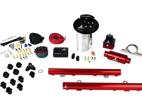 Aeromotive Eliminator In-Tank Pump Gas Fuel System with 5.0L 4-V Fuel Rails, 10-17 Mustang GT 17349