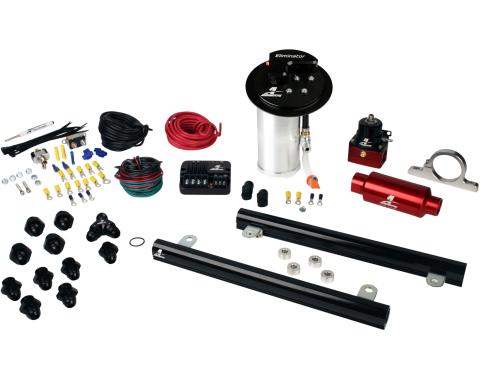 Aeromotive Eliminator In-Tank Pump Gas Fuel System with 5.4L CJ Fuel Rails, 10-17 Mustang GT 17347