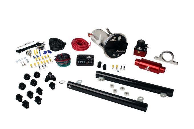 Aeromotive Eliminator In-Tank Pump Gas Fuel System with 5.4L CJ Fuel Rails, 05-09 Mustang GT 17331