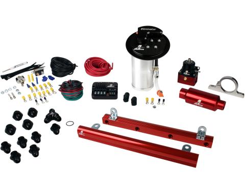 Aeromotive Eliminator In-Tank Pump Gas Fuel System with 5.4L 4-V Fuel Rails, 10-17 Mustang GT 17345
