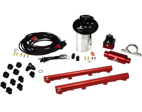 Aeromotive Eliminator In-Tank Race Fuel System with 4.6L 3-V Fuel Rails, 10-17 Mustang GT 17342