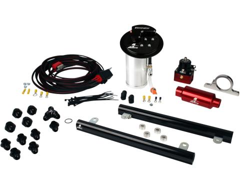 Aeromotive Eliminator In-Tank Race Fuel System with 5.4L CJ Fuel Rails, 10-17 Mustang GT 17346