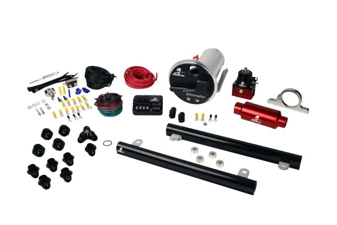 Aeromotive Eliminator In-Tank Pump Gas Fuel System with 5.4L CJ Fuel Rails, 07-12 Shelby GT500 17339