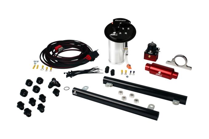 Aeromotive Eliminator In-Tank Race Fuel System with 5.4L CJ Fuel Rails, 10-17 Mustang GT 17346