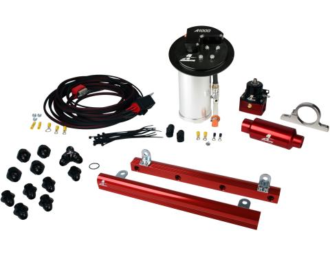 Aeromotive A1000 In-Tank Race Fuel System with 5.4L 4-V Fuel Rails, 10-17 Mustang GT 17320