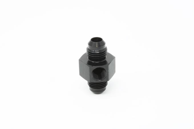Aeromotive AN6 Male-Male Gauge Sensor Fitting Adapter 1/8 NPT Side Port 65608