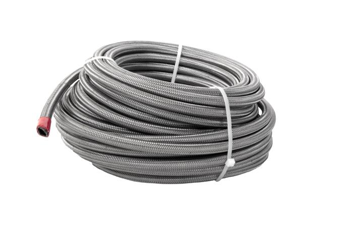 Aeromotive Fuel Line, PTFE, Stainless Braided, 4' / AN-06 15301