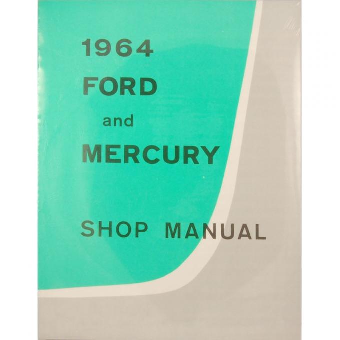 Dennis Carpenter Book - Shop Manual - Galaxie & Mercury - 1964 Ford Car   CA-6400