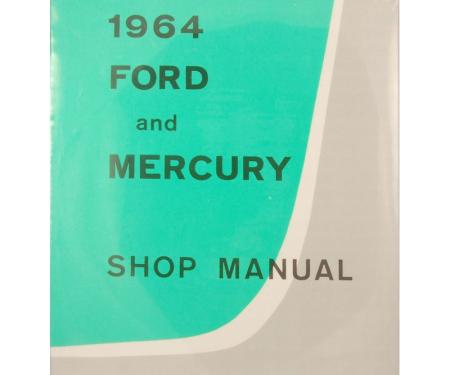 Dennis Carpenter Book - Shop Manual - Galaxie & Mercury - 1964 Ford Car   CA-6400