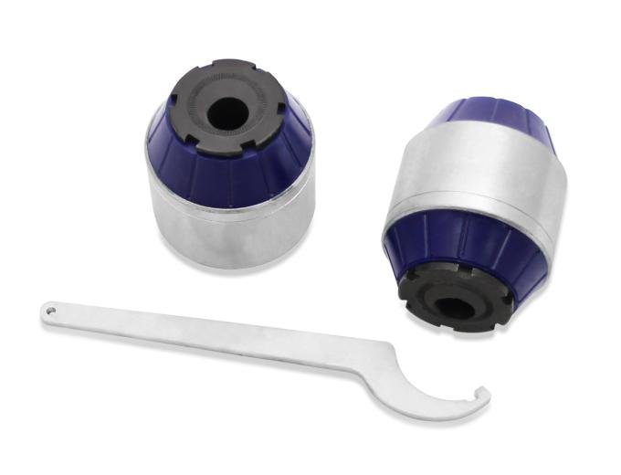 SuperPro 2015-2022 Ford Mustang Radius Arm Lower Bushing Kit-Double Offset SPF4737K