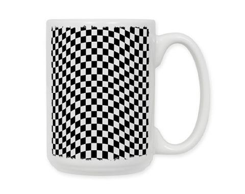 Checkered Coffee Mug