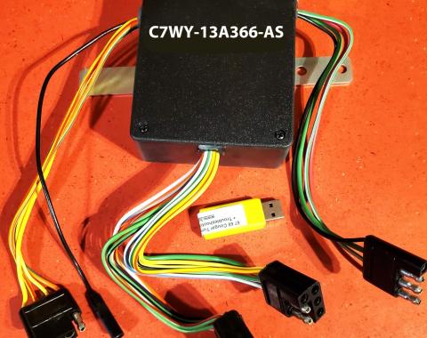 Sequential Turn Signal System 1967 Cougar (before 1/3/67, with stop lamp relay)