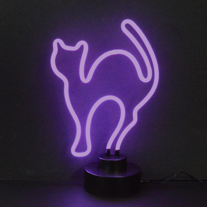 Neonetics Neon Sculptures, Purple Cat Neon Sculpture