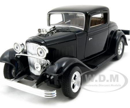 1932 Ford Coupe Black 1/24 Diecast Model Car