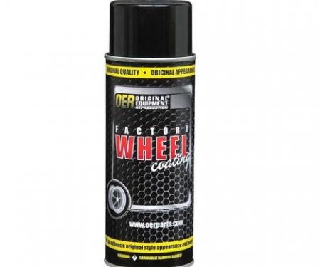 OER Argent Silver / Green "Factory Wheel Coating" Rally Wheel Paint 16 Oz Can K89325