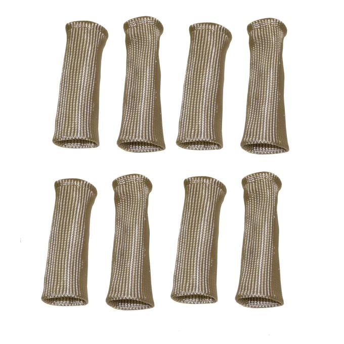 Taylor Cable 90&deg; Space Age Spark Plug Boot Protectors, Silver, 8 Pack 2418