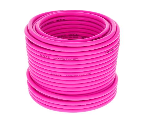 Taylor Cable 8mm Spiro-Pro Bulk Spark Plug Wire, Pink, 100 Feet 35792