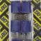 Taylor Cable Chevy Big Block/Most Ford Mounting Brackets for Clamp Style Wire Separators, Vertical Orientation, Blue 42766