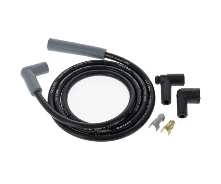 Taylor Cable Universal 8.2mm Thundervolt Spark Plug/Coil Wire Repair Kits, 90&deg;/180&deg; Plug Boot, Black 45103