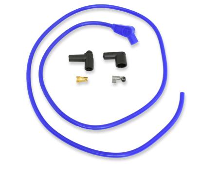 Taylor Cable Universal 8mm Spiro-Pro Spark Plug/Coil Wire Repair Kits, 135&deg; Plug Boot, Blue 45461