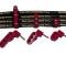 Taylor Cable Universal V8 Horizontal Wire Loom Kit, 10.4mm Spark Plug Wire Dimension, Blue 42561