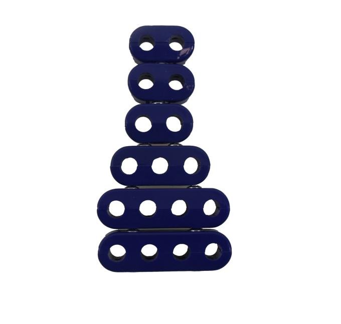 Taylor Cable Universal 4 Cylinder Wire Loom Kit, 7-8mm Spark Plug Wire Dimension, Blue 42566