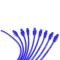 Taylor Cable Universal 8mm Spiro-Pro Spark Plug Wire Set, 8 Cylinders, 180&deg; Spark Plug Boot Angle, Blue 73655