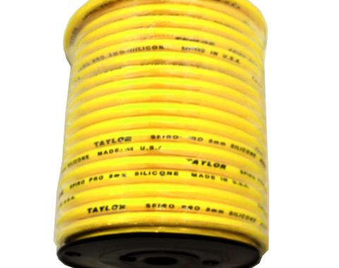 Taylor Cable 8mm Spiro-Pro Bulk Spark Plug Wire, Yellow, 100 Feet 35472