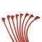 Taylor Cable Chevy Big Block Race Fit 10.4mm 409 Series Spark Plug Wire Set with Under Headers HEI Fitment, Red, 90&deg; Spark Plug Boot Angle 79202