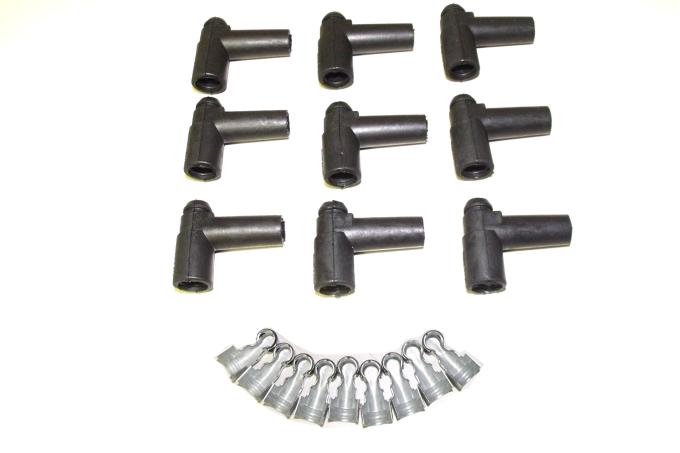 Taylor Cable 90&deg; HEI Distributor Boot/Terminal Kit with Hold Down 46055