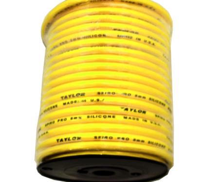 Taylor Cable 8mm Spiro-Pro Bulk Spark Plug Wire, Yellow, 100 Feet 35472