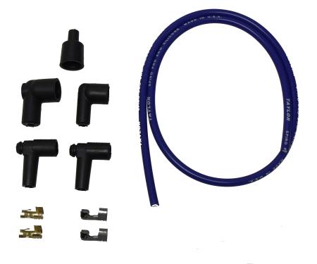 Taylor Cable Universal 8mm Spiro-Pro Spark Plug/Coil Wire Repair Kits, Coil Wire Kit, Blue 45469