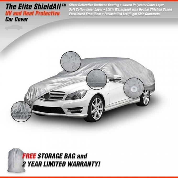 FORD MUSTANG Elite ShieldAll Car Cover, Gray, 1964-2004