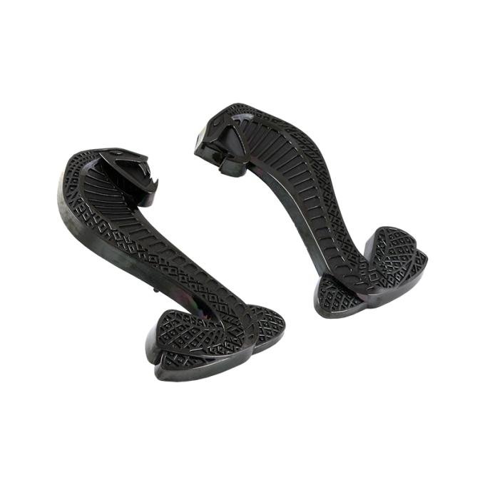 Daniel Carpenter 2007-14 Cobra Snake Fender Emblems - Black Chrome G7SS-16228-BC