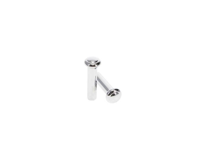 AMD Door Lock Knobs, Chrome Pair, 68-74 Ford Car and Truck X536-8068-P