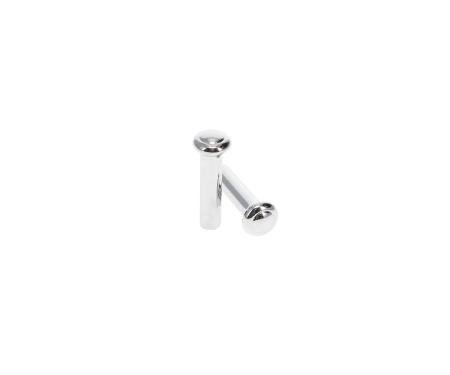 AMD Door Lock Knobs, Chrome Pair, 68-74 Ford Car and Truck X536-8068-P
