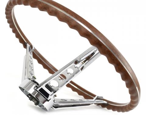 ACP Steering Wheel Assembly Deluxe Woodgrain FM-ES008A