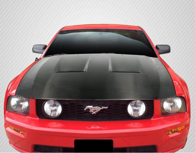 Extreme Dimensions 2005-2009 Ford Mustang Carbon Creations CVX Carbon Fiber Hood 112934