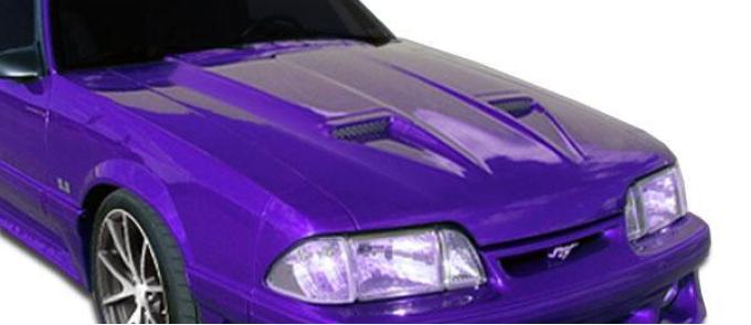 Extreme Dimensions 1987-1993 Ford Mustang Duraflex Mach 1 Hood 104175