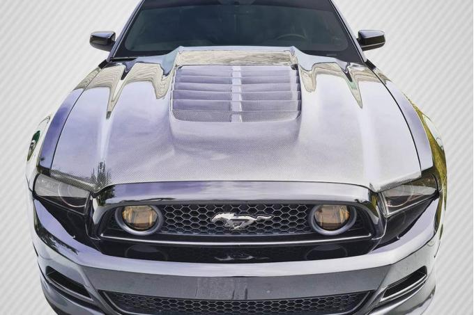 Extreme Dimensions 2013-2014 Ford Mustang Carbon Creations GT500 V2 Carbon Fiber Hood 115198