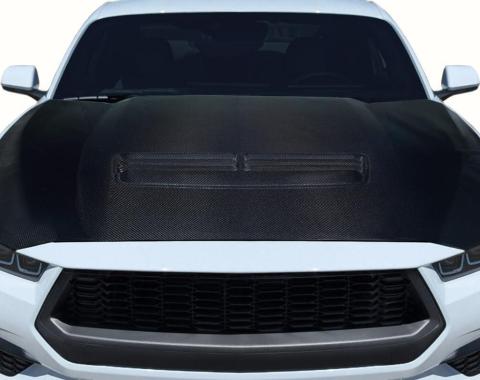 Extreme Dimensions 2024-2025 Ford Mustang Carbon Creations GT OEM Look Carbon Fiber Hood 120039
