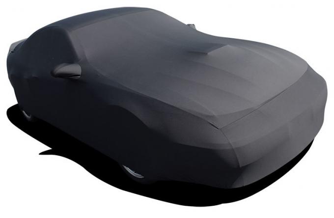 Mustang Car Cover Coupe or Convertible, Onyx Satin Indoor, Black, 1999-2004