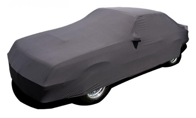 Mustang Car Cover Coupe or Convertible, Onyx Satin Indoor, Black, 1979-1985