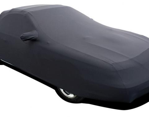 Mustang Car Cover Coupe or Convertible, Onyx Satin Indoor, Black, 1994-1998
