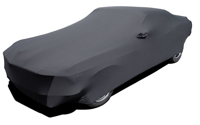 Mustang Car Cover Fastback, Onyx Satin Indoor, Black, 19691970