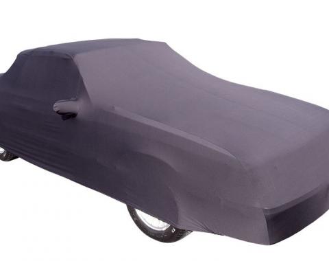 Mustang Car Cover Convertible, Onyx Satin Indoor, Black, 1986-1993