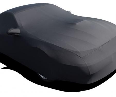 Mustang Car Cover Coupe or Convertible, Onyx Satin Indoor, Black, 1999-2004