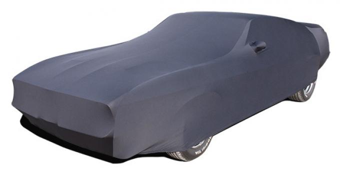 Mustang Car Cover Fastback, Onyx Satin Indoor, Black, 1971-1973