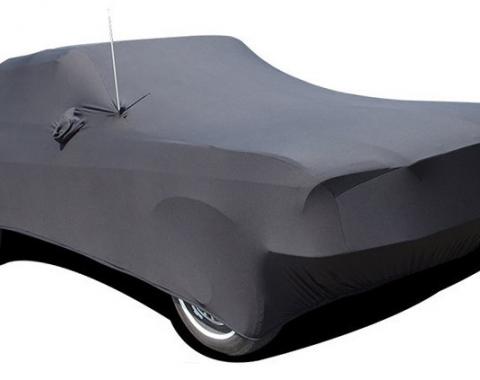 Mustang Car Cover Coupe or Convertible, Onyx Satin Indoor, Black, 1965-1968